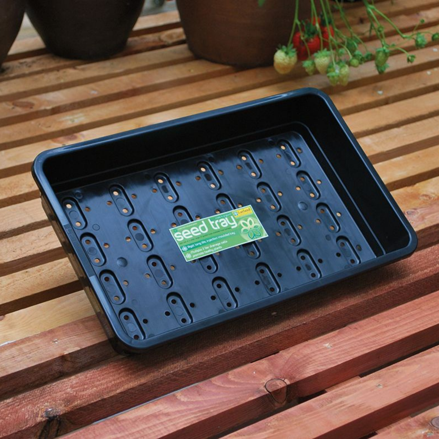 GARLAND Standard Seed Tray Black With Holes