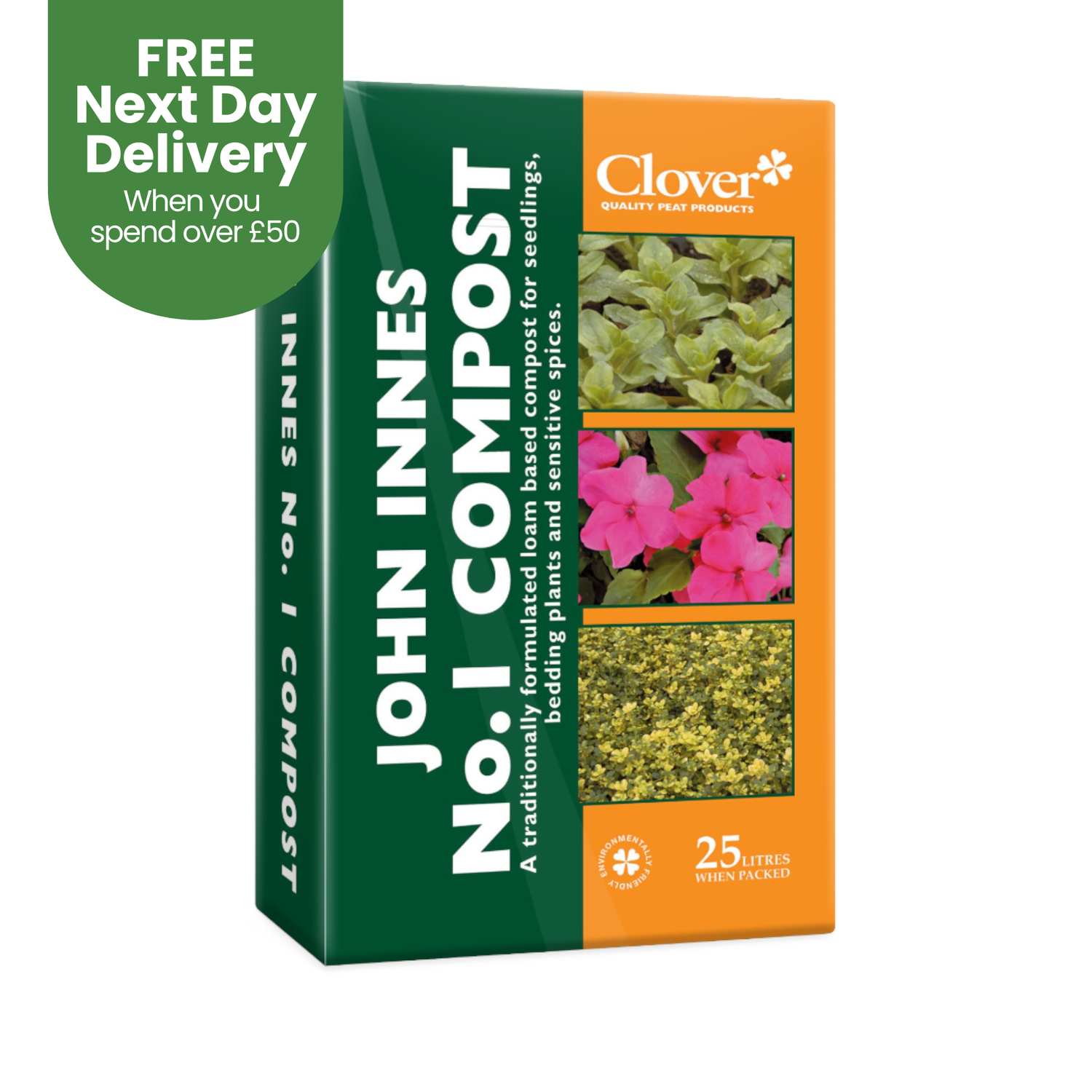 Creation Garden Supplies CLOVER 60l john innes no.1 compost 25lGarden supplies compost growing media gardening products uk peat