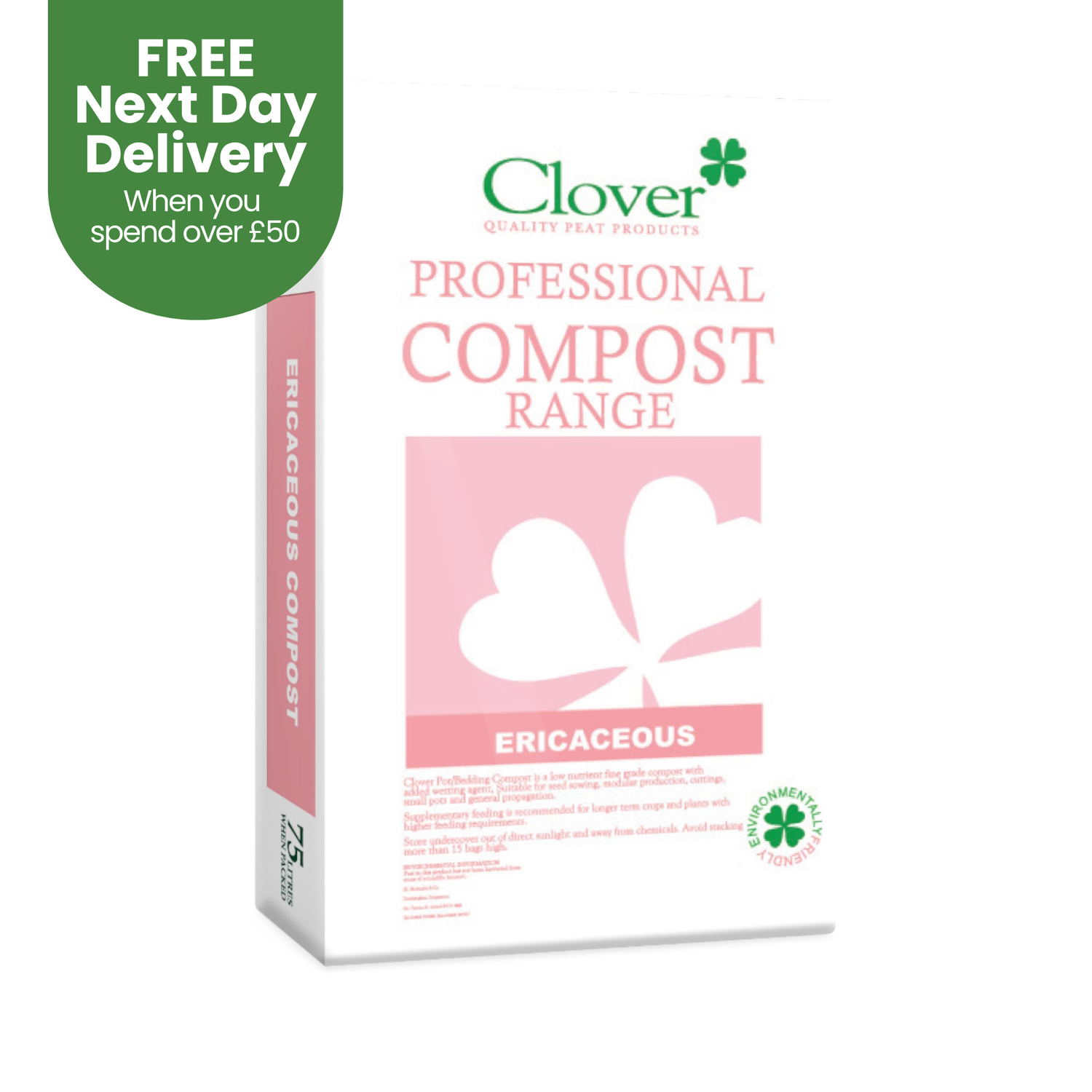 Creation Garden Supplies CLOVER 75l ericaceous compostGarden supplies compost growing media gardening products uk peat