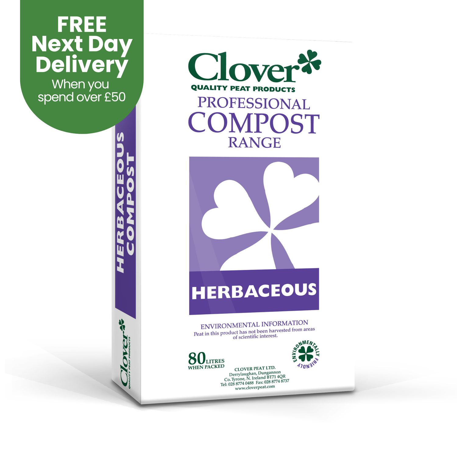 Creation Garden Supplies CLOVER 75l herbaceous compostGarden supplies compost growing media gardening products uk peat