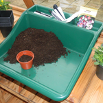 Creation Garden Supplies G185G Compact Tidy Tray Green LifestyleGarden supplies plant supplies garden trays plant trays garland gardening products uk 