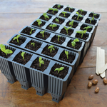 CreationGarden Supplies_G229 28 Cell Deep Root Plant Cells Planted 2 No Tray Or Lid Garden supplies plant supplies garden trays garland plant cells plant trays gardening products uk 