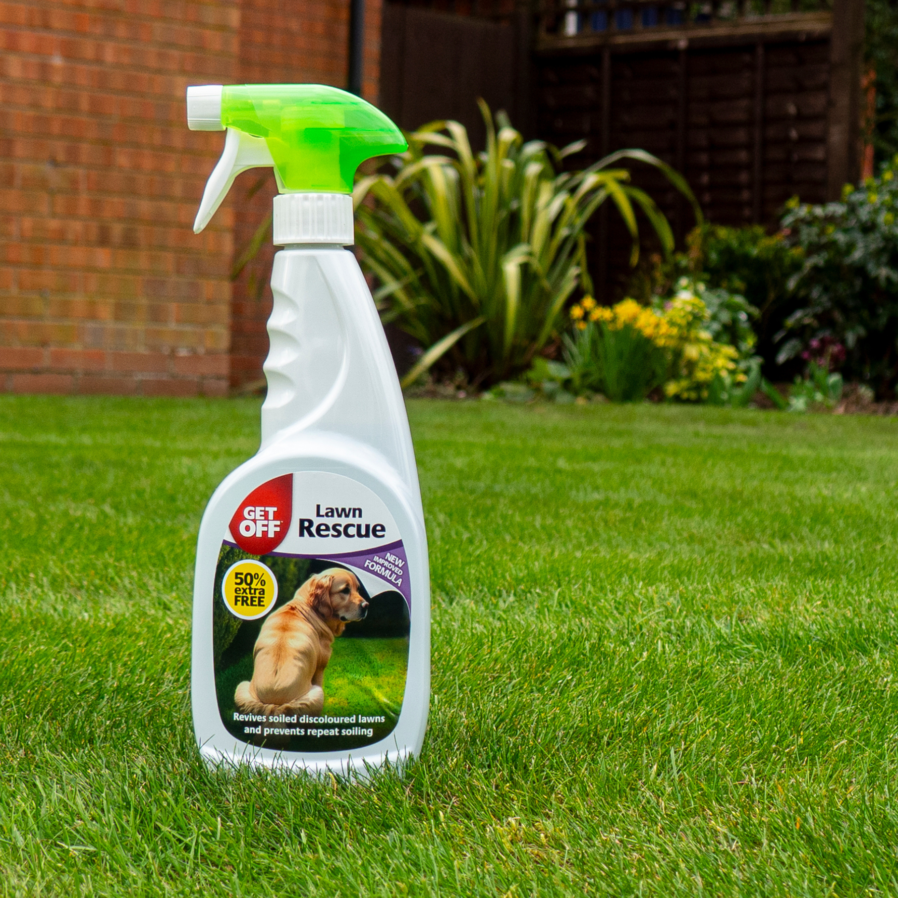 Creation Garden Supplies GETOFF LAWN RESCUE Garden supplies plant supplies lawn food plant feed gardening products uk
