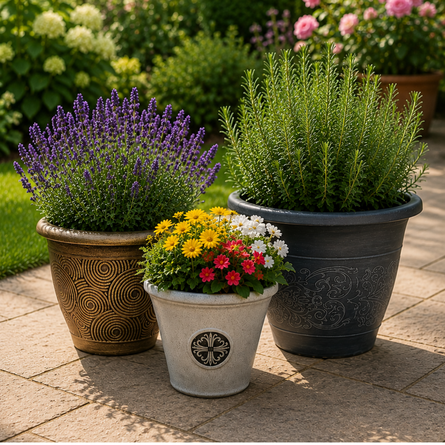 GROWERS OWN 12" Bronze Loop Planter