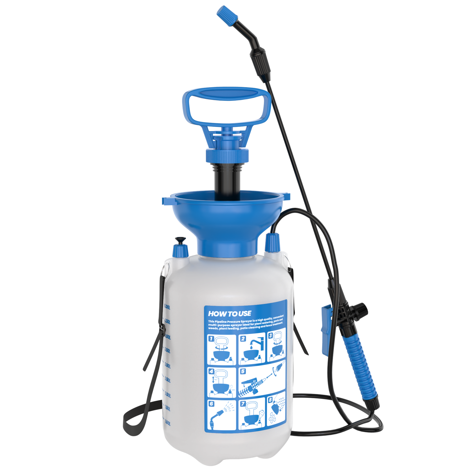 Creation Garden Supplies Pipeline Pressure Sprayer 5L garden sprayer plant mister spray bottle 
