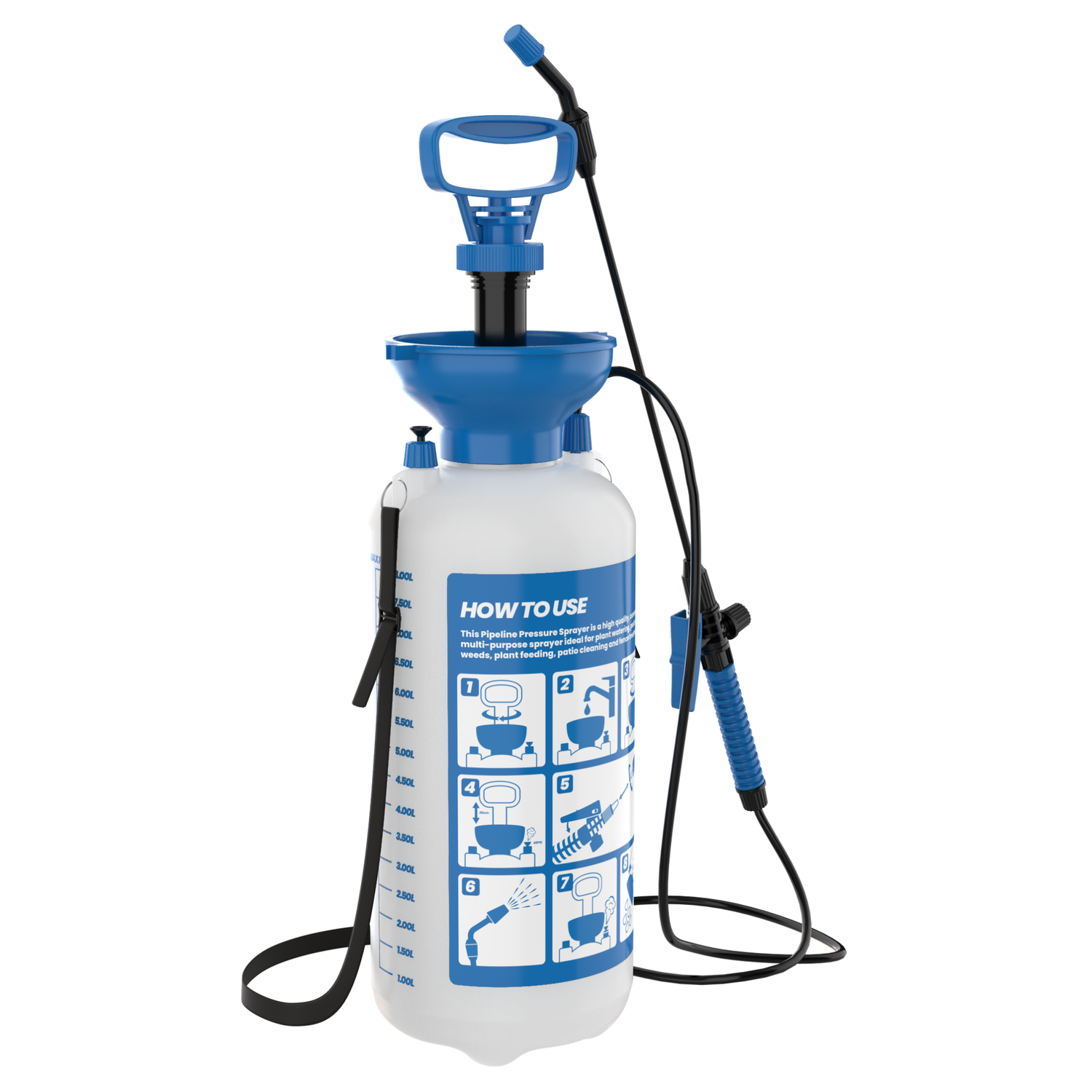 Creation Garden Supplies Pipeline Pressure Sprayer 5L garden sprayer plant mister spray bottle 