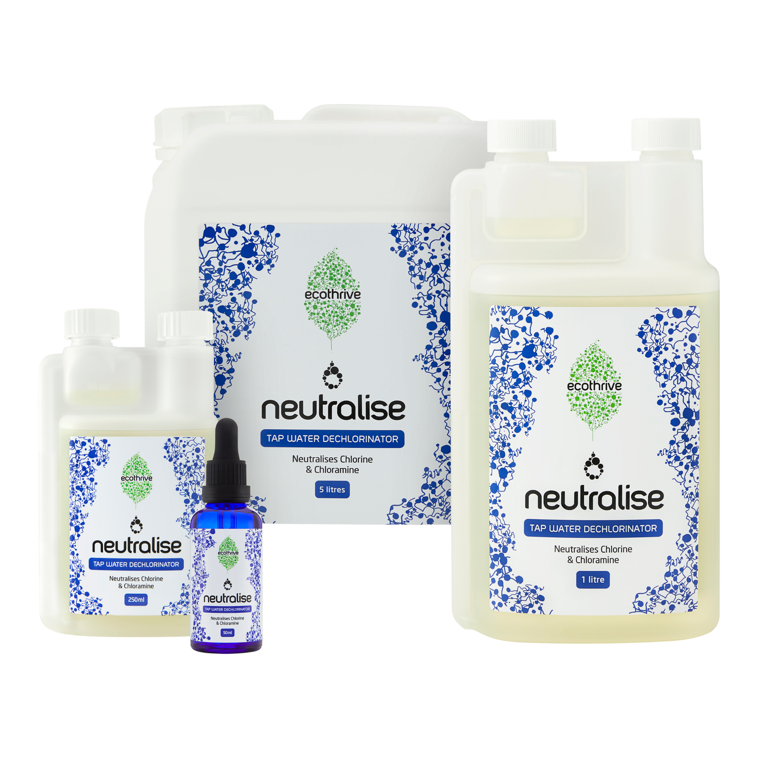 Creation Garden Supplies ecothrive NEUTRALISE tap water dechlorinator neutralise chlorine & chloramine