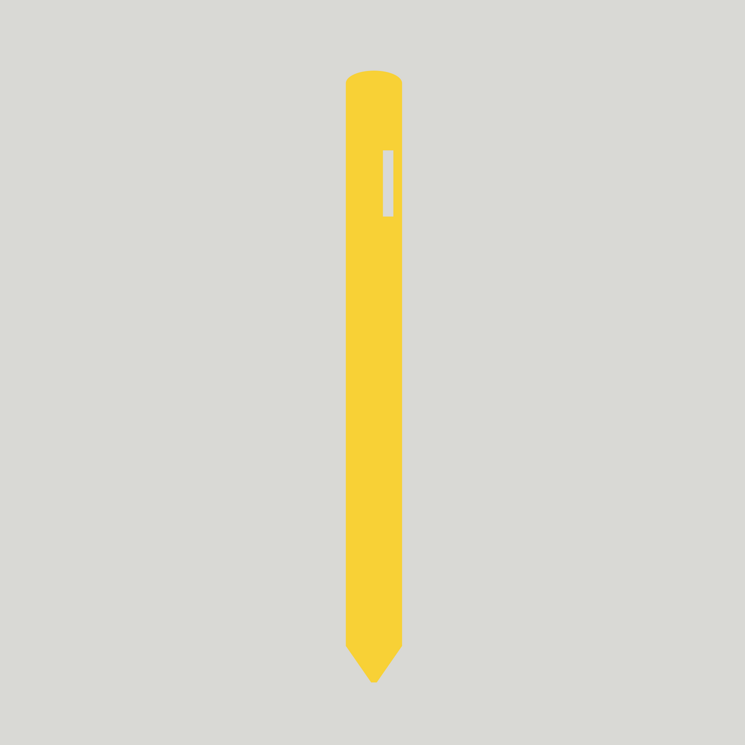Creation TYNE MOULDS MACHINERY Heavy Duty Plant labels with Hole-L8200x19 yellow Garden supplies plant labels gardening products uk stick in plant labels