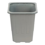 MODIFORM 7cm high square thermoformed pot GREY Creation garden supplies plant pot wholesale Modiform Pots