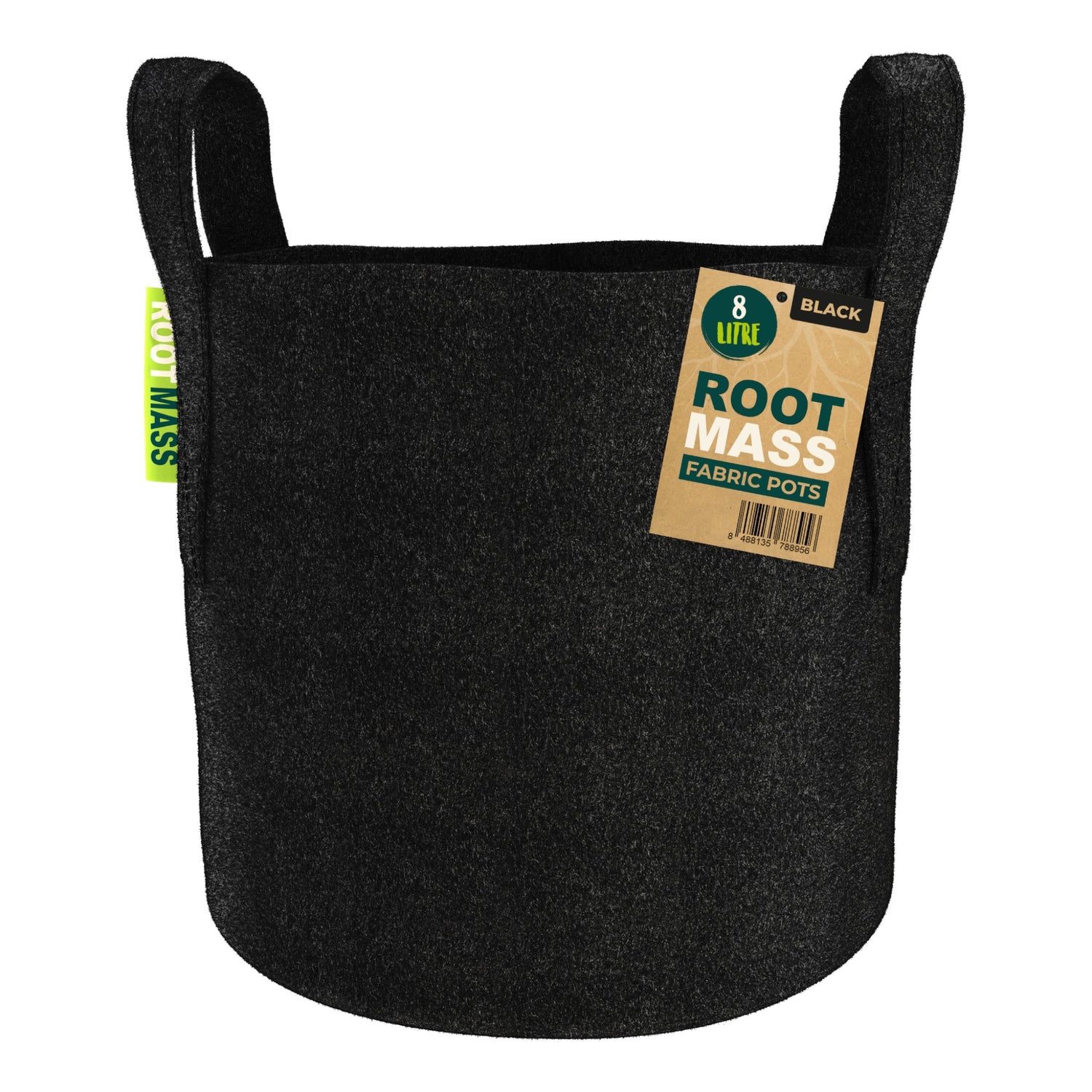 BLACK RootMASS 8L Thick Fabric Pot