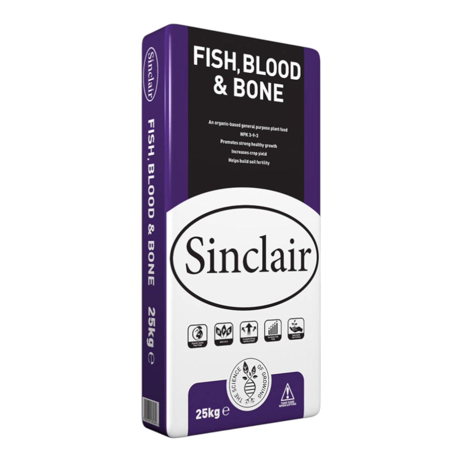 SINCLAIR Fish Blood and Bone 25kg (39 bags per pallet)