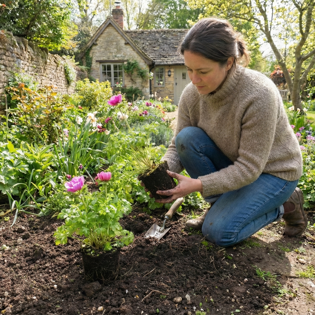 Set of 3 or 6 Garden Ready Plants – Anemone ‘Harmony Orchid’, Ready to Plant in Your Garden