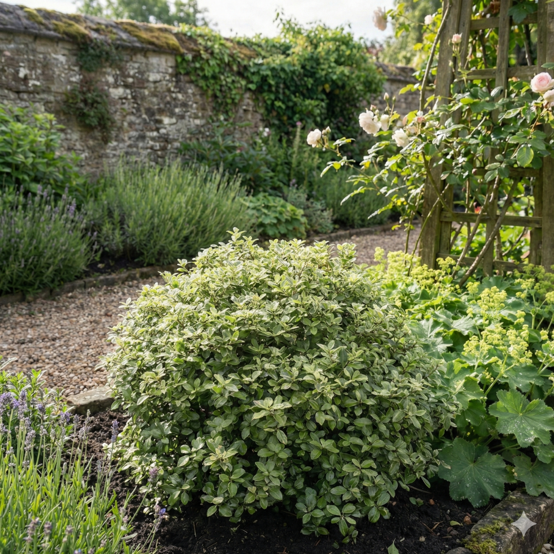 1 Large Plant - Pittosporum Pom Pom, Ready to Plant in Your Garden, 3L Pot