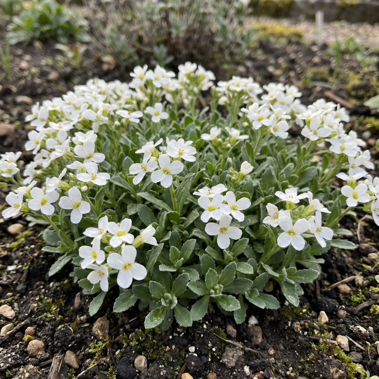 Set of 3 or 6 Large Plants - Arabis Aubris White, Ready to Plant in Your Garden, 1L