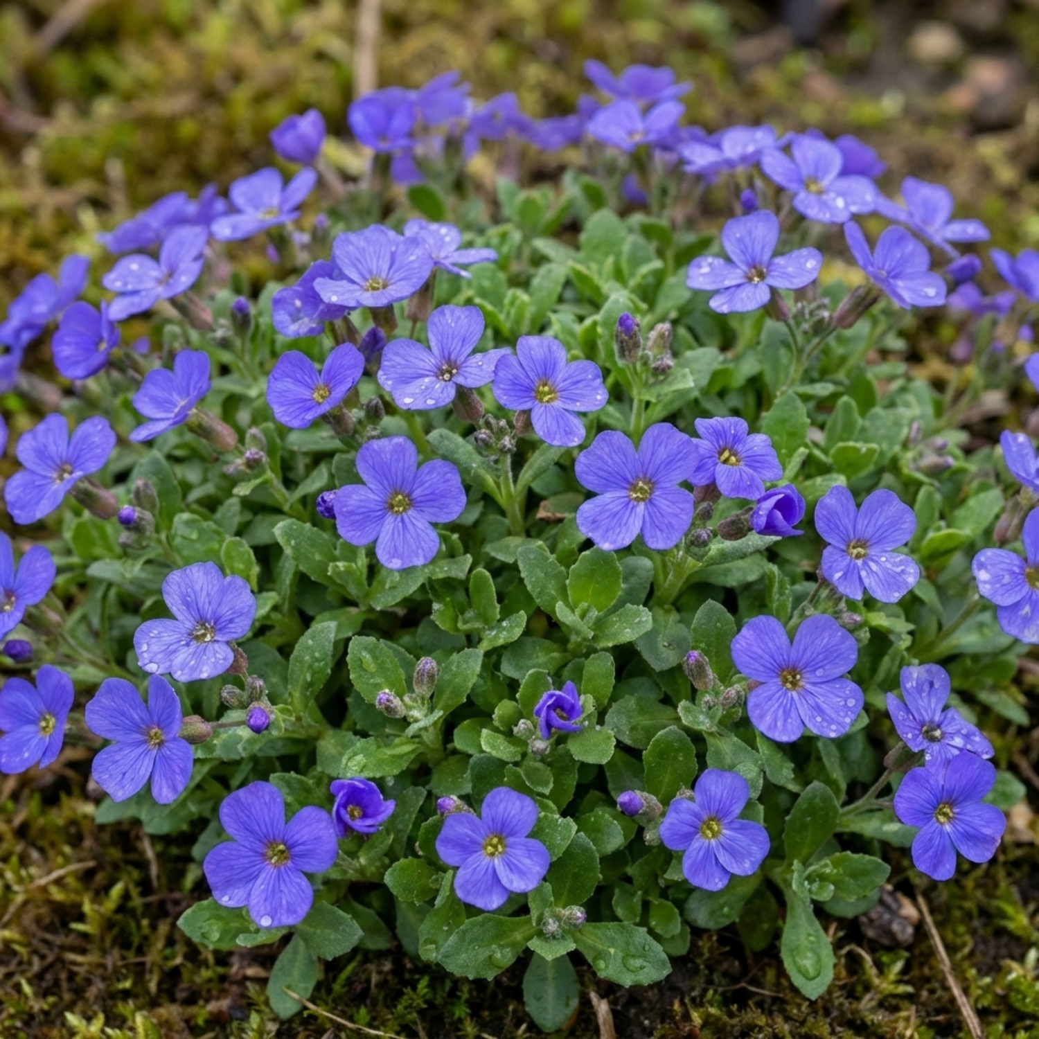 Set of 3 or 6 Large Plants - Aubrieta Kitte Blue, Ready to Plant in Your Garden, 1L