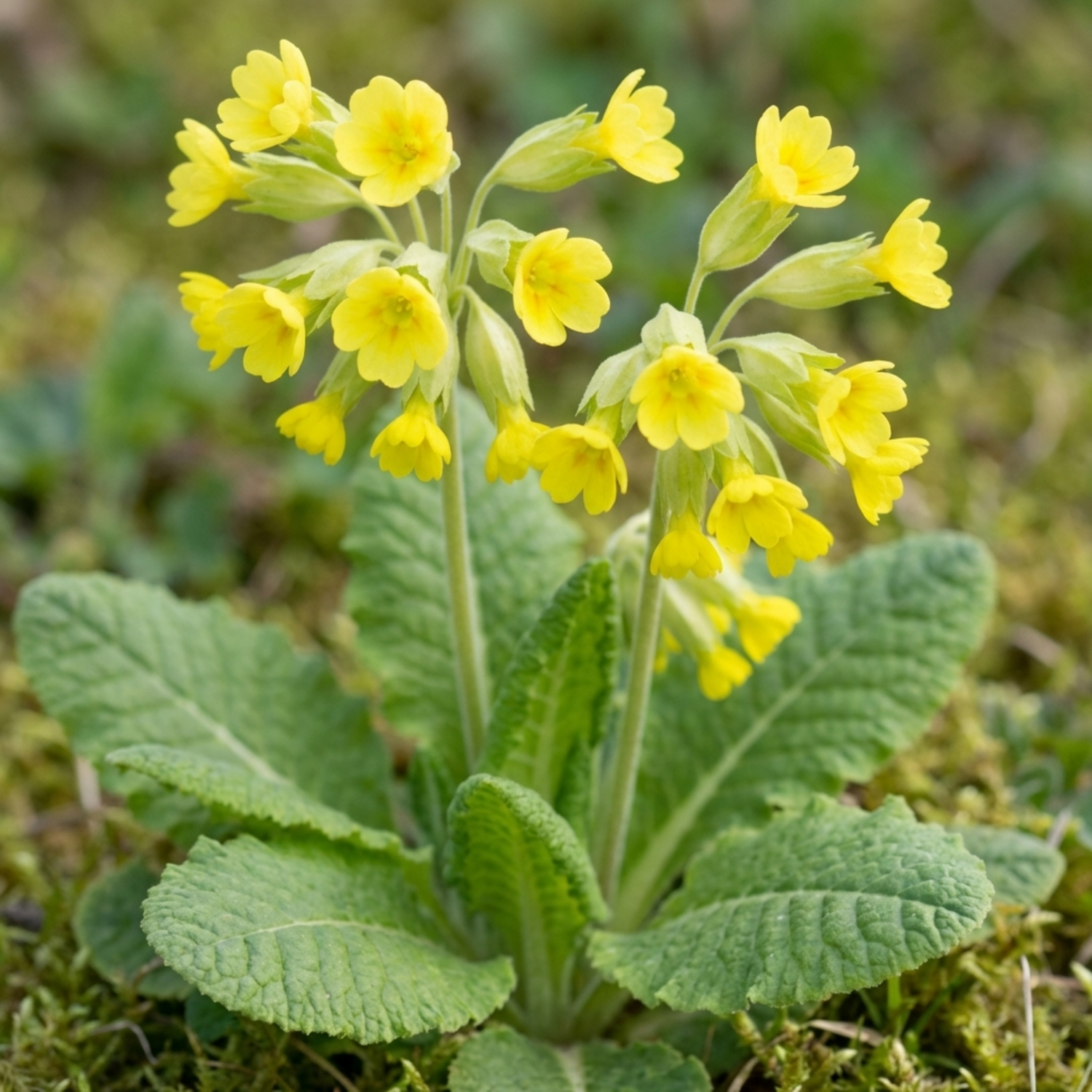 Set of 3 or 6 Primula Veris Yellow Cowslip Primrose Plants, Hardy Perennial, Spring Flowering, Outdoor Garden Ready, 1 Litre Root-Ball