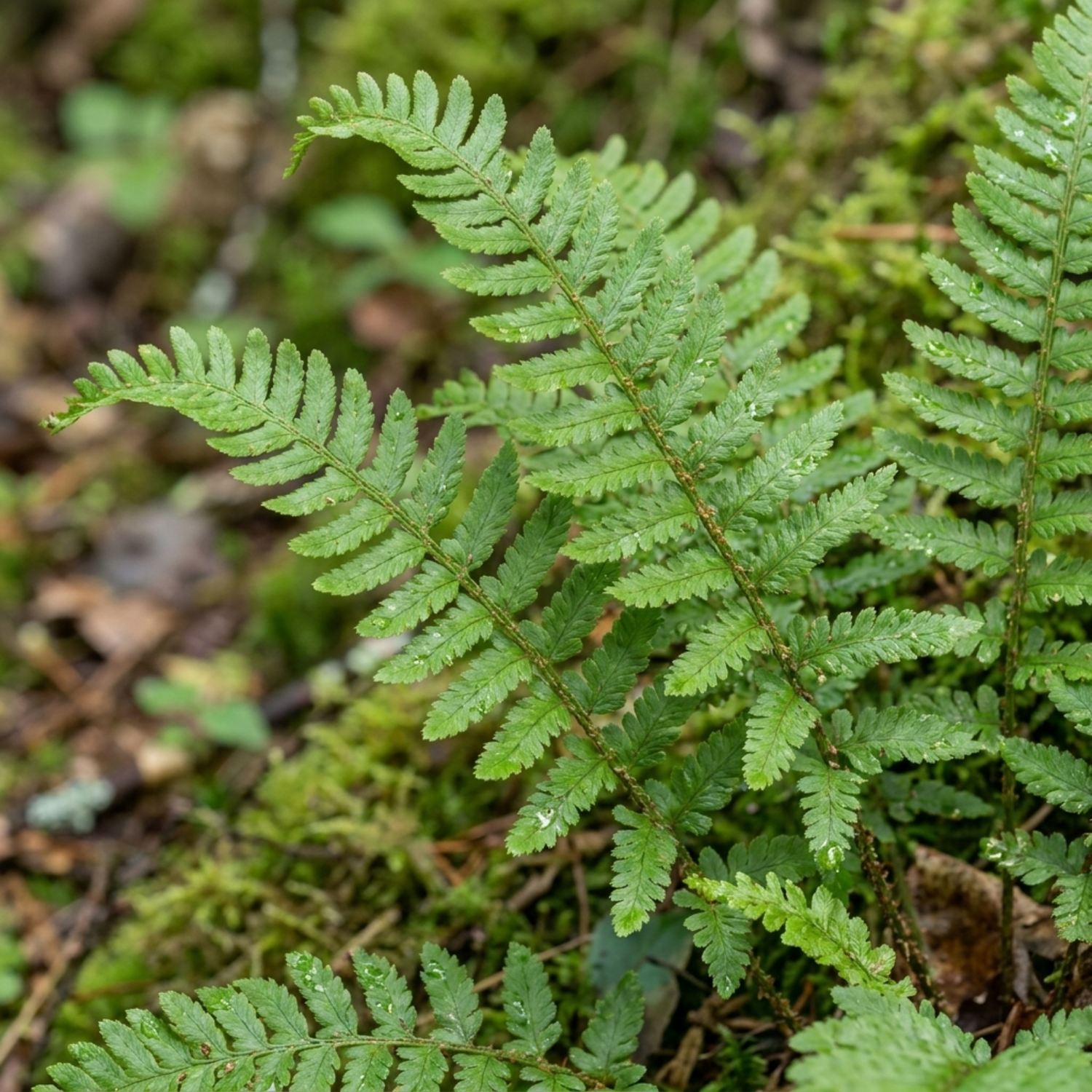 6 Scaly Male Fern Dryopteris Cristata Plants, Hardy Evergreen Perennial, 1 Litre Root-Ball