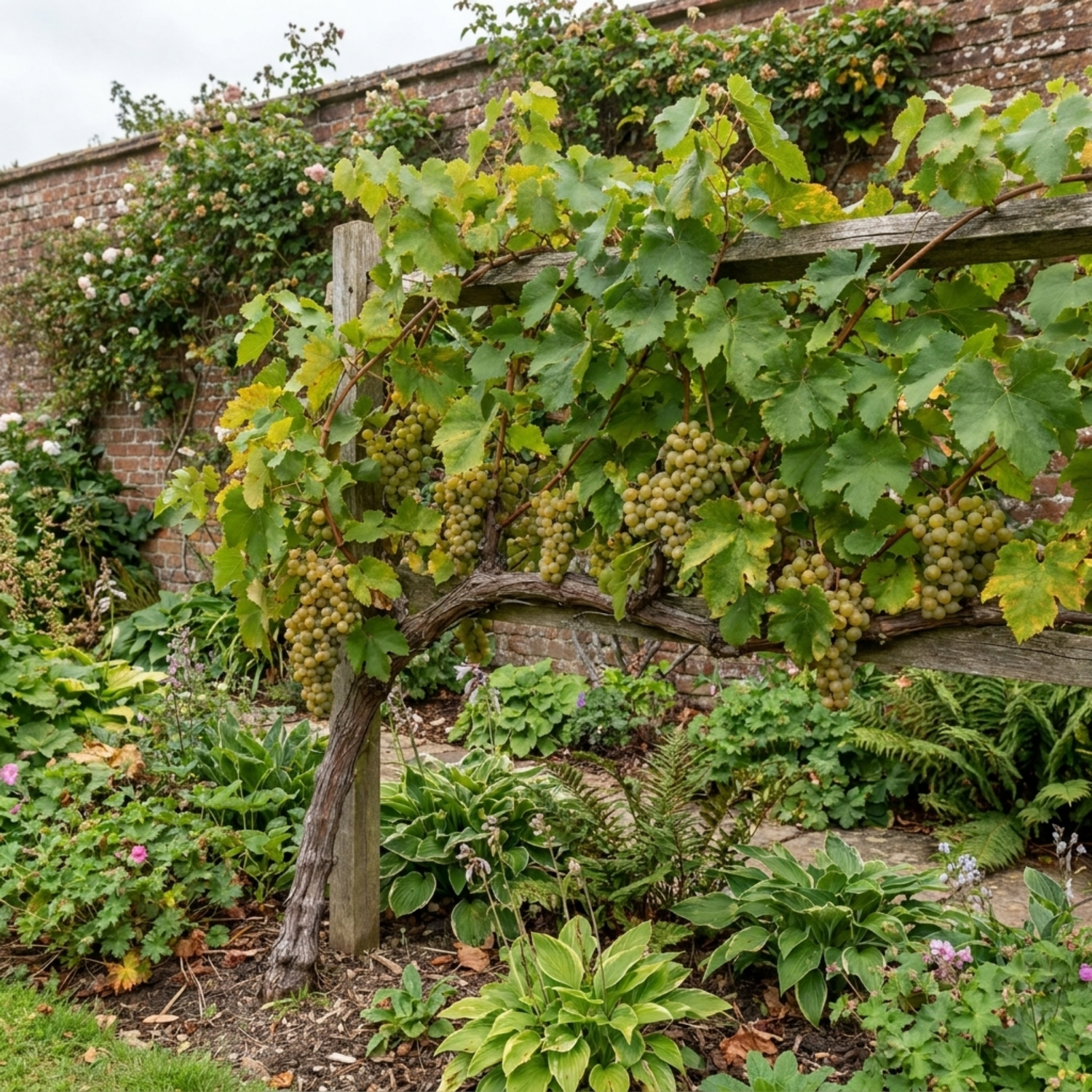 1 Grape Vine Vitis Centennial White Seedless Plant, Hardy Outdoor Garden Ready, 3 Litre Root Ball