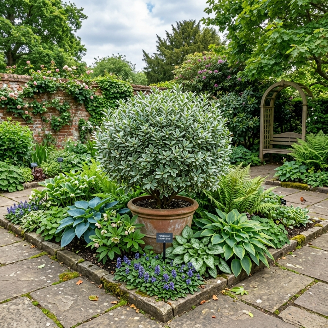 1 Large Plant - Pittosporum Atlantic Blue, Ready to Plant in Your Garden, 3L Pot