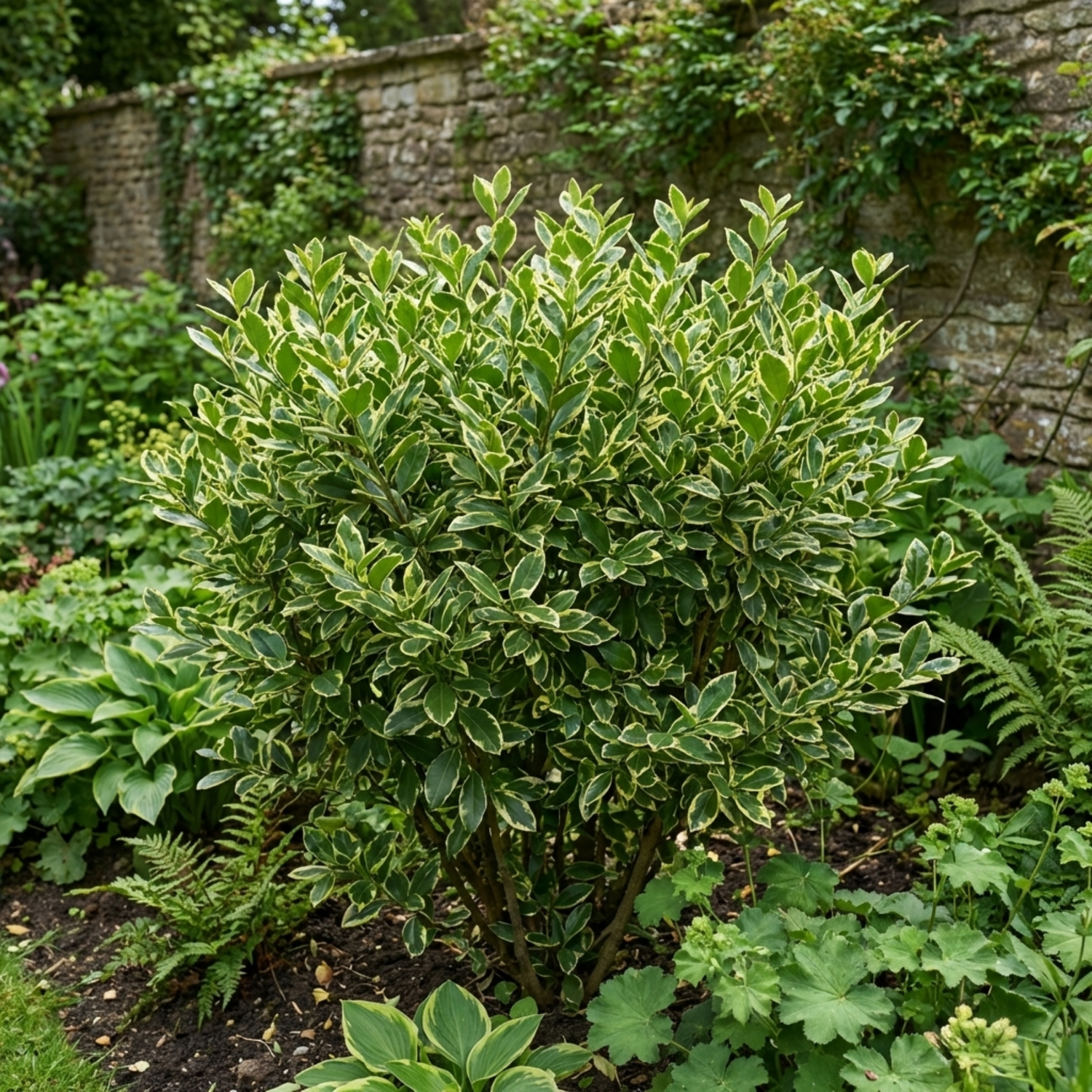 1 Ligustrum Muster Privet Hedging Plant, Fast Growing Evergreen Privacy Hedge, 19cm/3L Root Ball