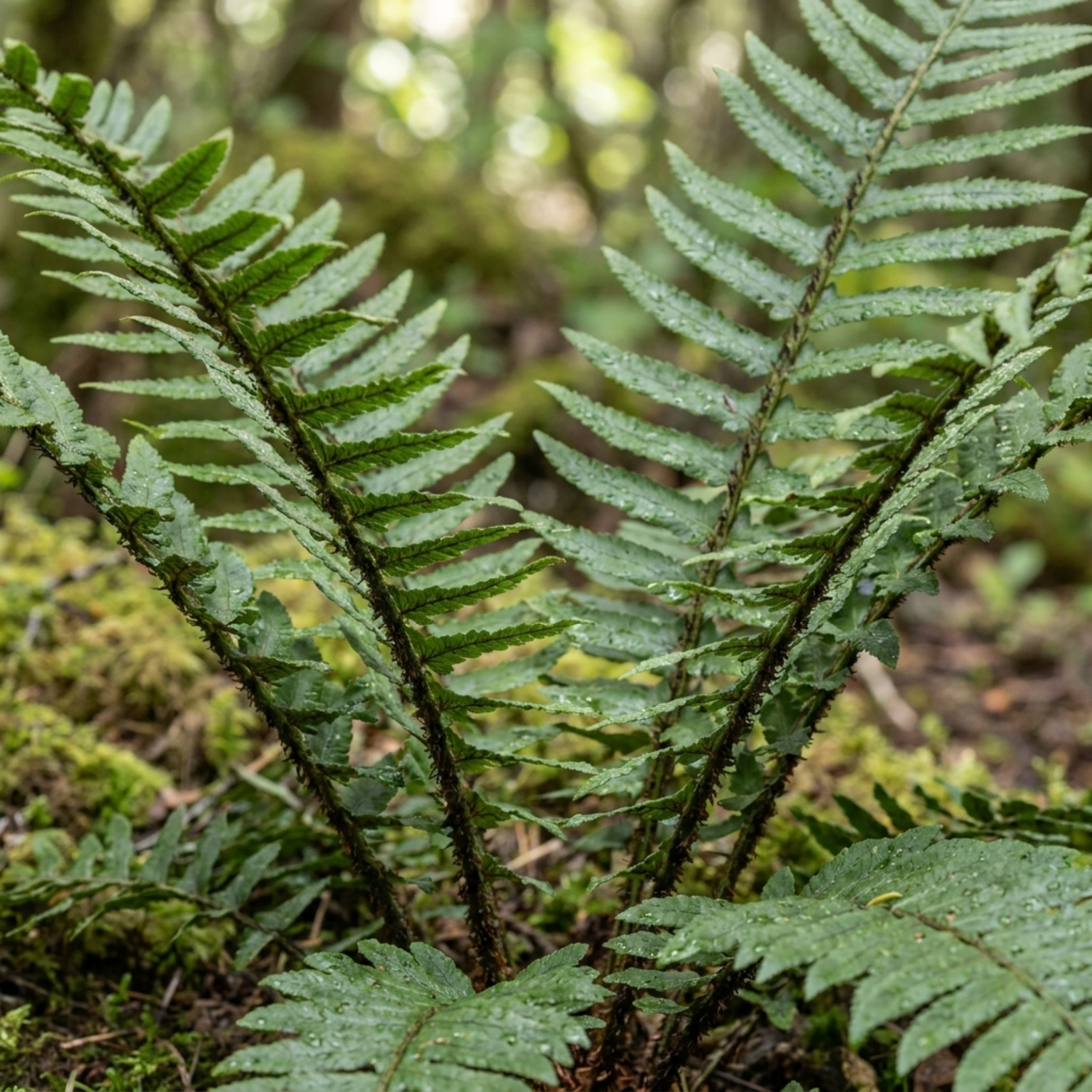 6 Shield Fern Dryopteris Atrata Hardy Perennial Plants, Outdoor Garden Ready, 1Ltr Root-Ball