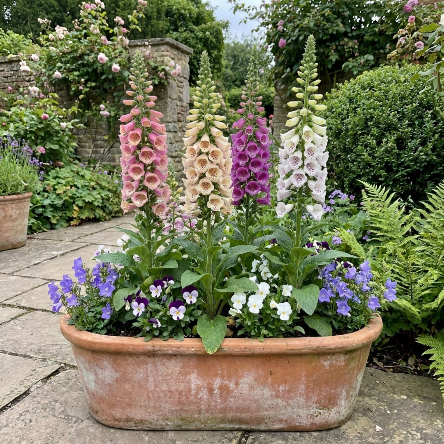 3 Foxglove Excelsior Hybrids Plants, Hardy Cottage Garden Perennial, Bee Friendly, 11cm Root-Ball