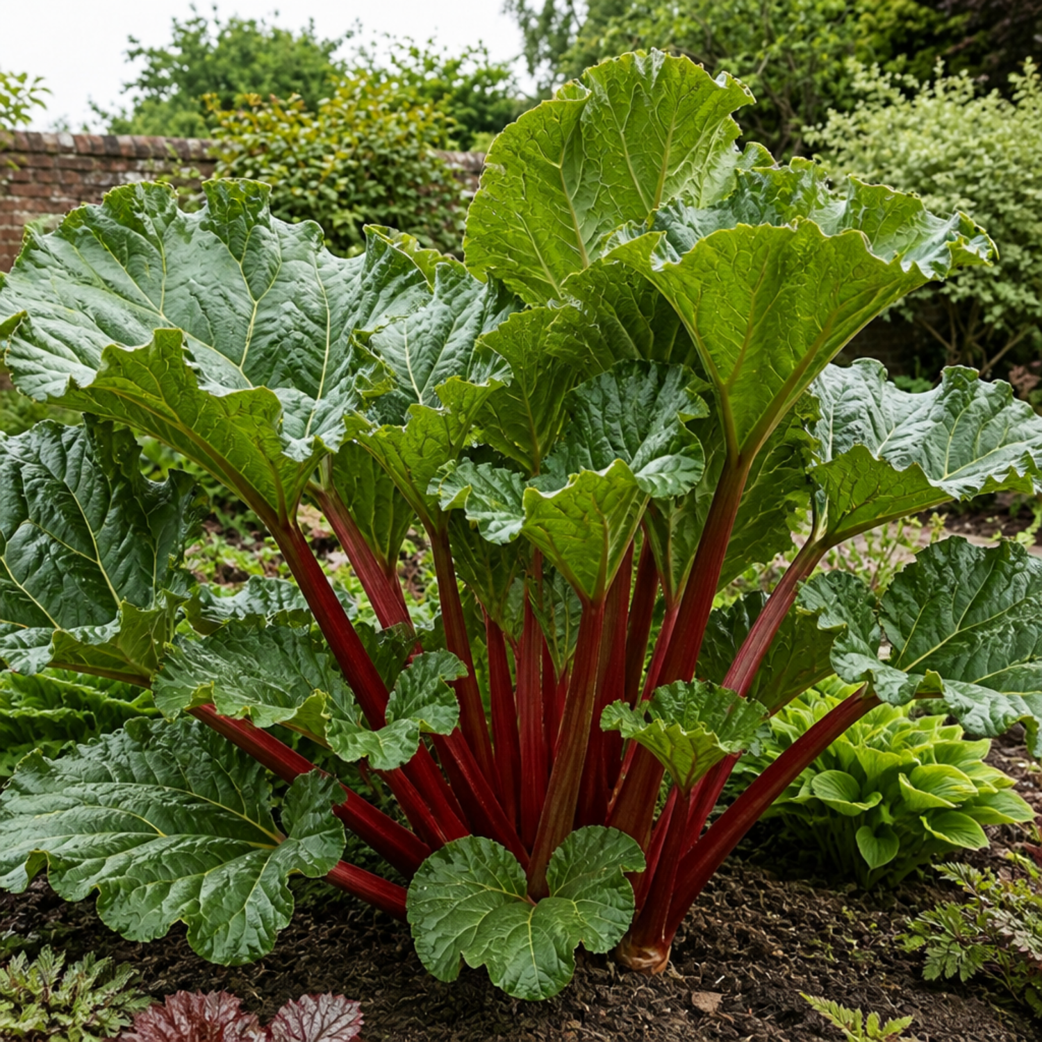 1 Rhubarb Timperley Early Plant, Hardy Perennial Fruit for Garden, Grow Your Own, 2Ltr Root Ball