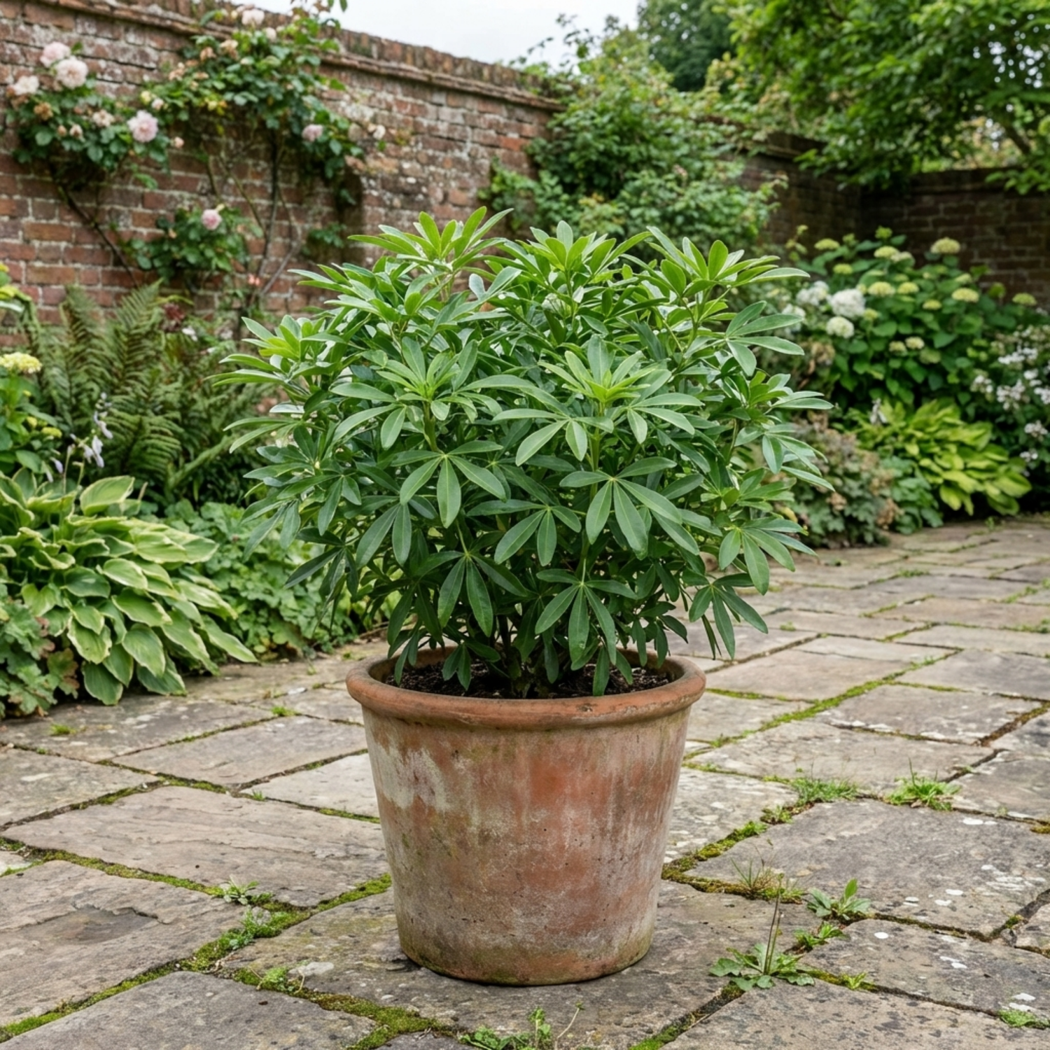 1 Choisya Greenfingers Shrub, Hardy Evergreen Mexican Orange Blossom Plant, 19cm 3L Root-Ball