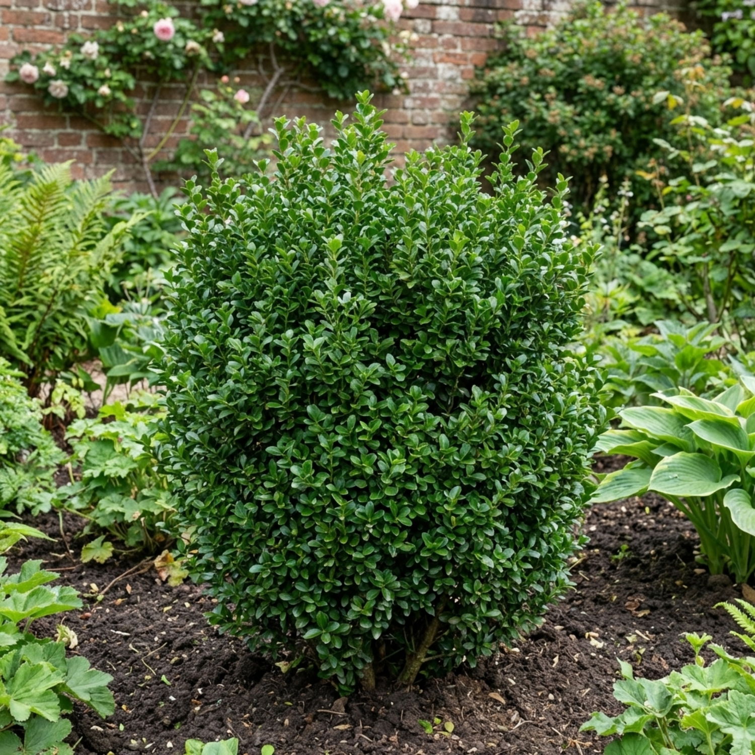 1 Euonymus Microphyllus Hardy Evergreen Hedge Plant, Buxus Alternative Garden Shrub, 26cm Root Ball