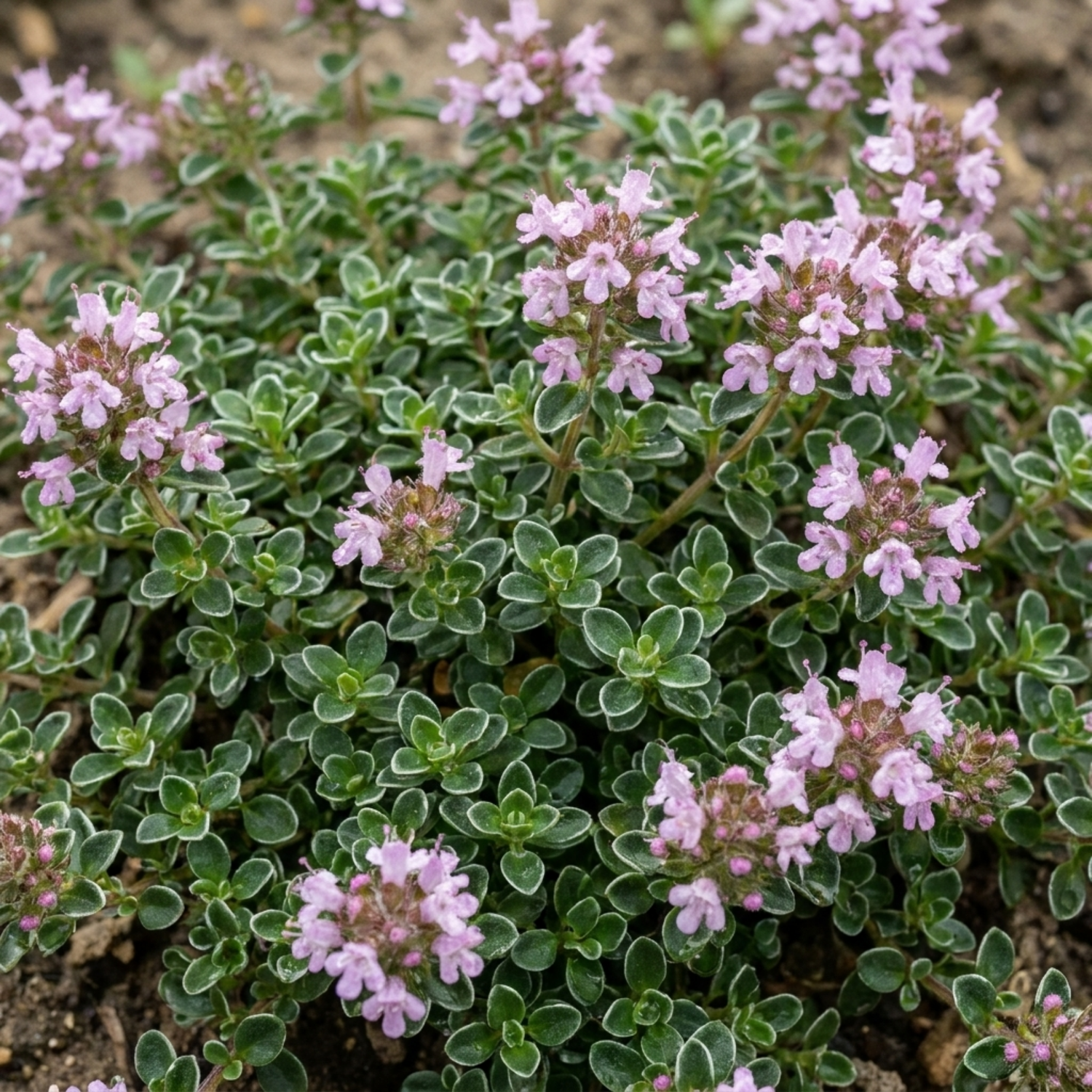Set of 3 or 6 Thymus Precompa Thyme Herb Plants, Hardy Perennial Culinary Herb, Outdoor Garden Ready, 1 Litre Root-Ball