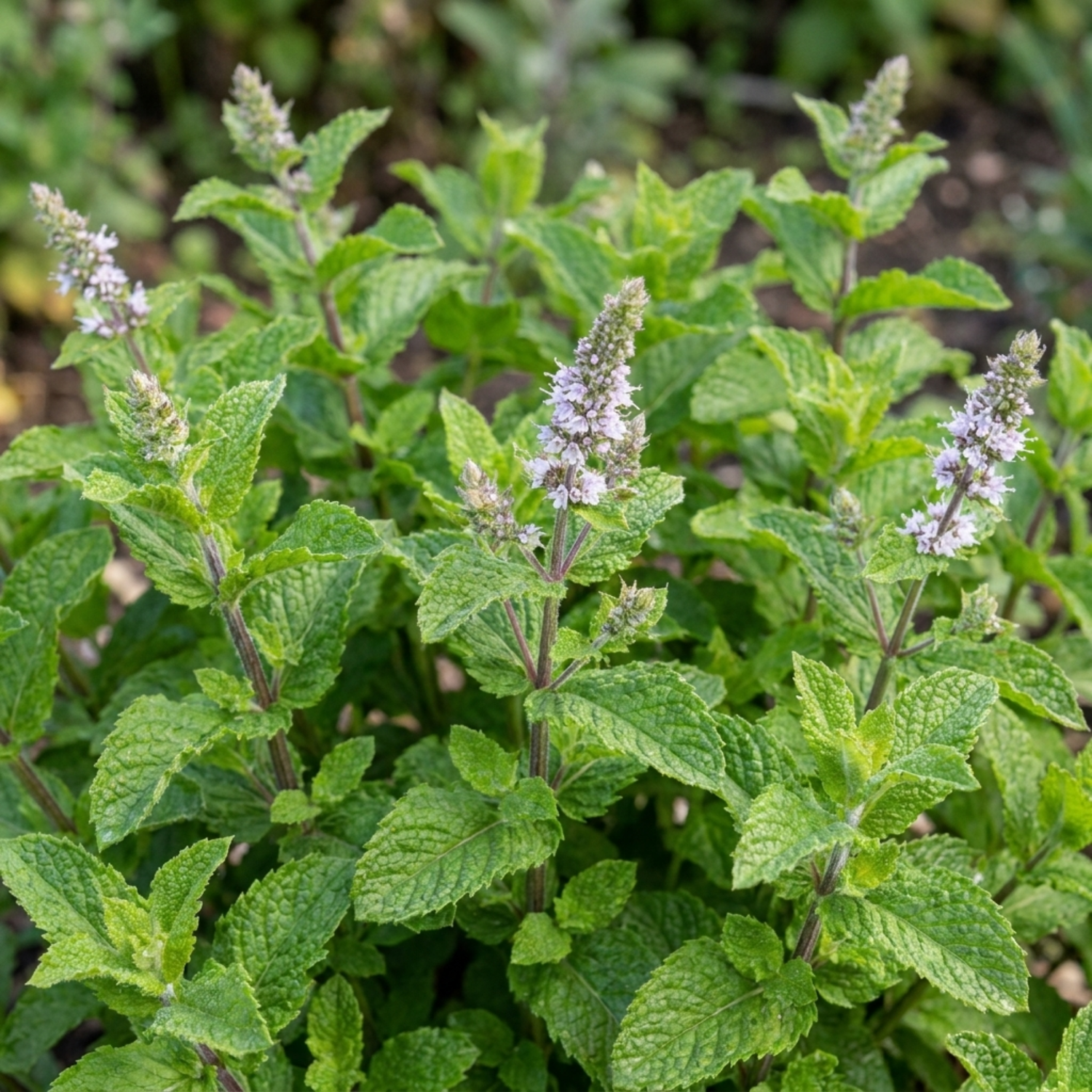 6 Moroccan Mint Herb Plants, Fresh Hardy Peppermint for Tea & Cooking, 1 Litre Root Ball